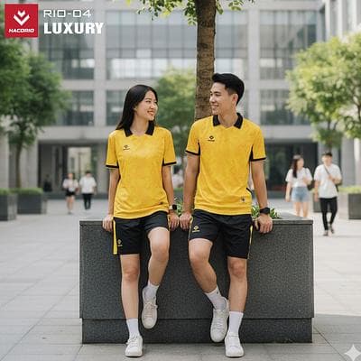 Quần Áo Bóng Đá HACORIO - RIO - LUXURY (RIO - 04) - Vàng