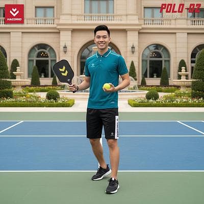 Áo Polo Thể Thao HACORIO (Polo - 02) - Xanh Lý