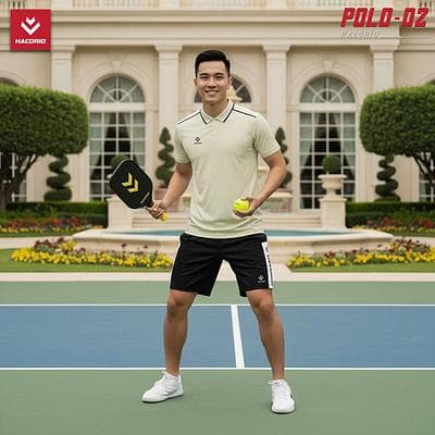 Áo Polo Thể Thao HACORIO (Polo - 02) - Vàng Kem