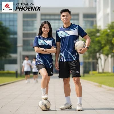 Quần Áo Bóng Đá KOTOMI - PHOENIX (KTM - 06) - Tím Than