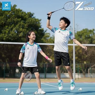 Áo Cầu Lông, Bóng Chuyền Zinex - Z300 (Trẻ em) - Trắng