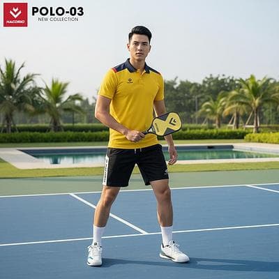 Áo Polo Thể Thao HACORIO (Polo - 03) - Vàng