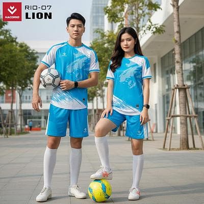 Quần Áo Bóng Đá HACORIO - RIO - LION (RIO - 07) - Xanh Ya