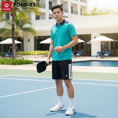 Áo Polo Thể Thao HACORIO (Polo - 03) - Xanh Ngọc