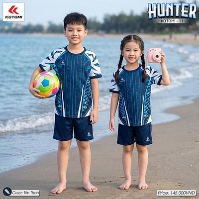 Quần Áo Bóng Đá KOTOMI - HUNTER Trẻ Em  (KTM-11) - Tím Than
