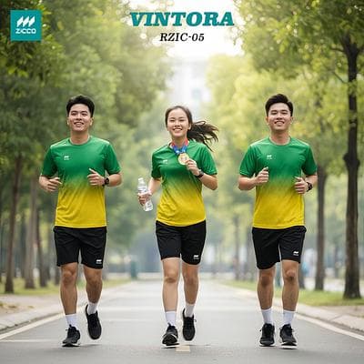 Áo Chạy Bộ ZICCO - VINTORA (ZICCO - RZIC - 05 - NAM) - Xanh Két