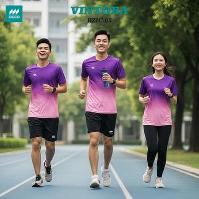 Áo Chạy Bộ ZICCO - VINTORA (ZICCO - RZIC - 05 - NAM) - Tím