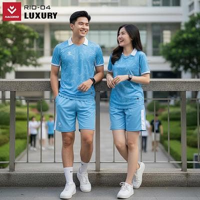 Quần Áo Bóng Đá HACORIO - RIO - LUXURY (RIO - 04) - Xanh MC