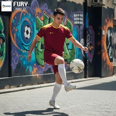 Quần Áo Bóng Đá FURY - Đỏ Đô