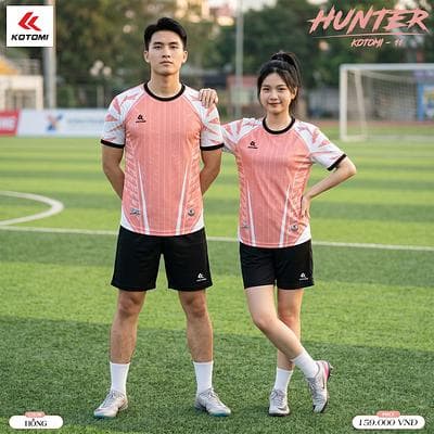 Quần Áo Bóng Đá KOTOMI - HUNTER  (KTM-11) - Hồng Nhạt