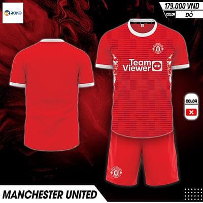 Quần Áo Bóng Đá CLB Man United Training - Training 03 - Màu Đỏ