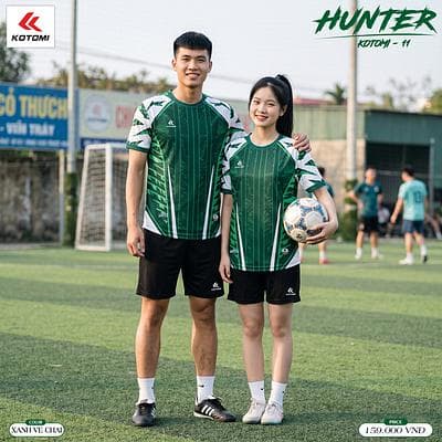 Quần Áo Bóng Đá KOTOMI - HUNTER  (KTM-11) - Xanh Ve Chai