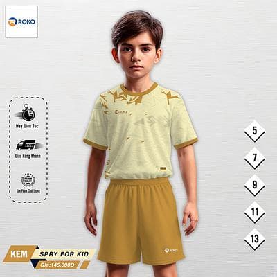 Quần Áo Bóng Đá ROKO - SPRY (ROKO - 04) Trẻ Em