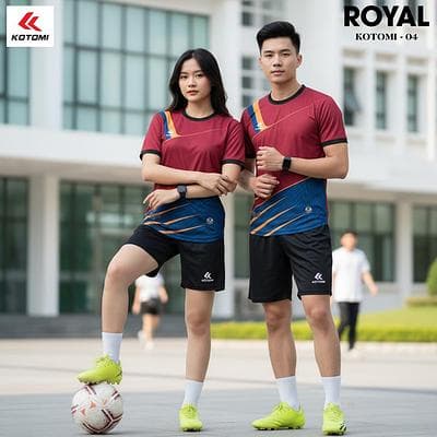 Quần Áo Bóng Đá KOTOMI - ROYAL (KTM - 04) - Đỏ Đô