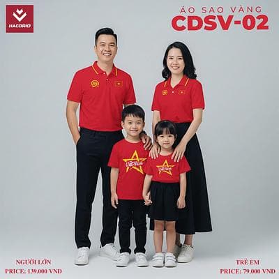 Áo Cờ Đỏ Sao Vàng ( CDSV - 02 - Trẻ Em )