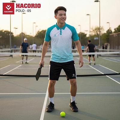Áo Polo Thể Thao HACORIO (Polo - 05) - Xanh Ngọc