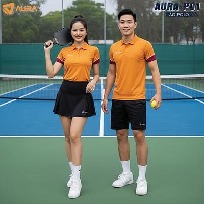Áo Polo AURA - P01 (P - 01) - Vàng Nghệ