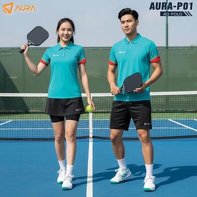 Áo Polo AURA - P01 (P - 01) - Xanh Ngọc