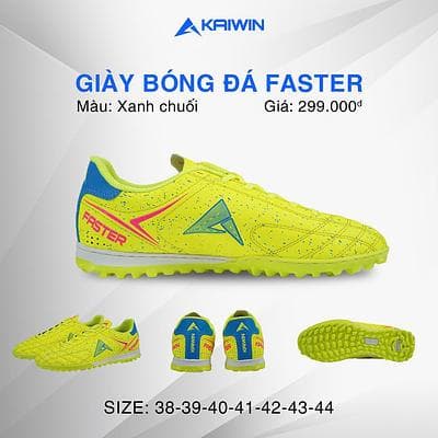 Giày Bóng Đá Kaiwin Faster - Xanh Chuối