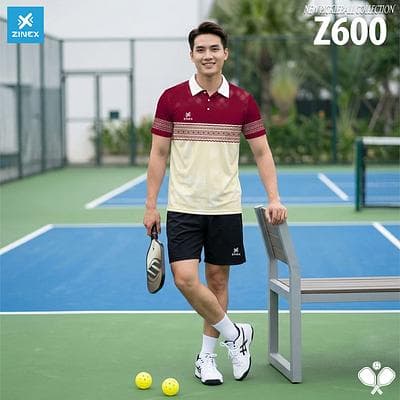 Áo Cầu Lông, Pickleball Zinex - Z600 (Nam)