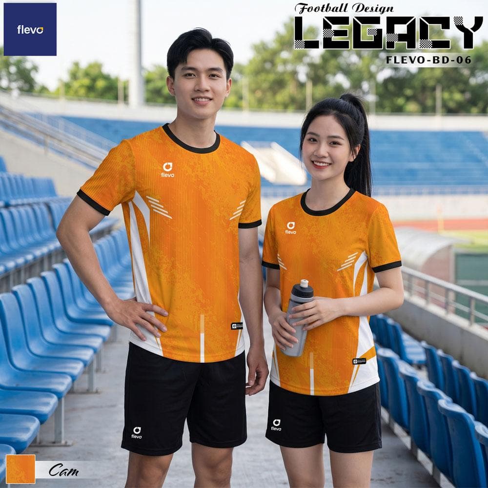 Quần Áo Bóng Đá LEGACY (FLEVO-BD-06) - Cam