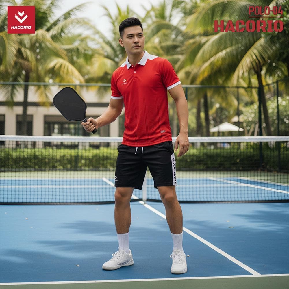 Áo Polo Thể Thao HACORIO (Polo - 04) - Màu Đỏ