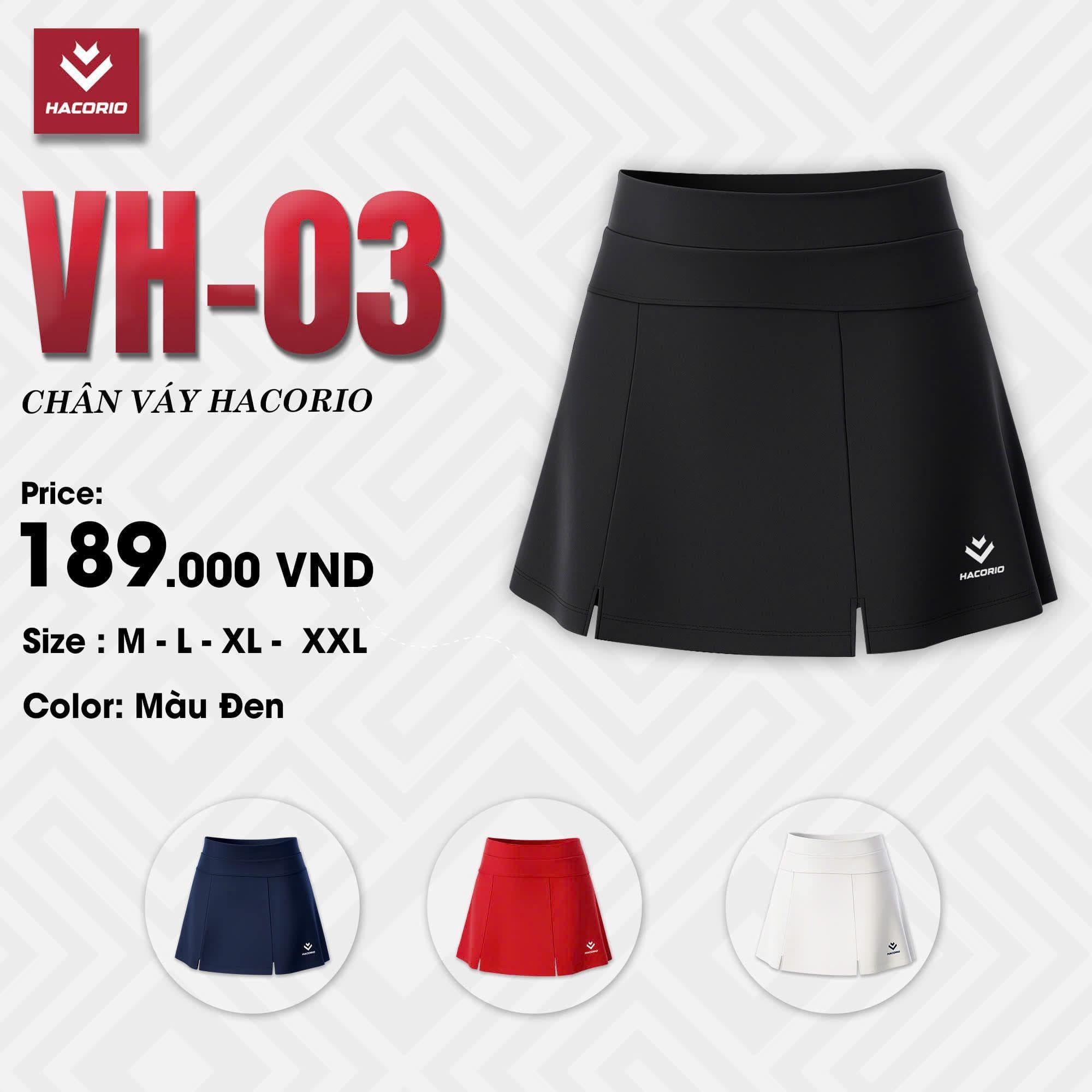 Chân Váy HACORIO - VH - 03 - Đen