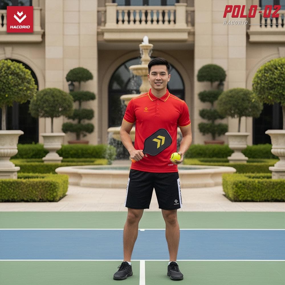 Áo Polo Thể Thao HACORIO (Polo - 02) - Đỏ